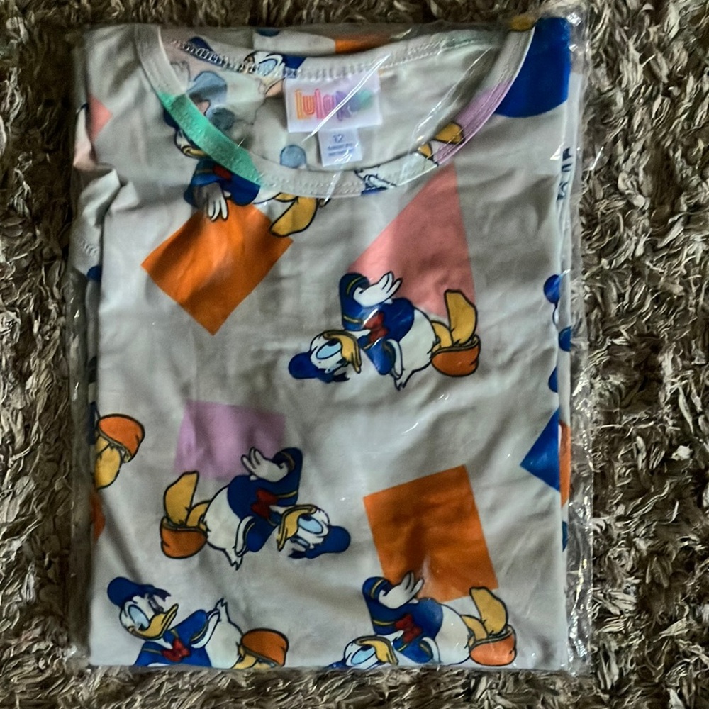 NWT LLR Lularoe Gracie Donald Duck